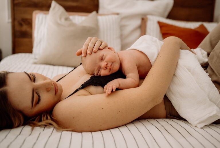 In-home newborn session