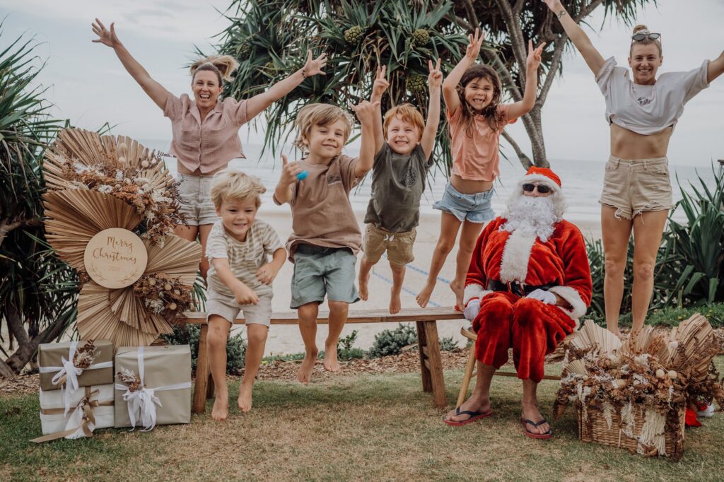 Santa photos at Coolum Beach by Natural Oak Photography